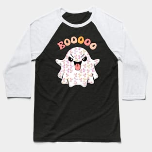 Boo! Halloween Cute Ghost Baseball T-Shirt